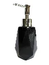 Dispensador de jabon color negro plata brillo.webp