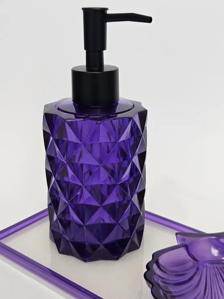 Dispensador color lila translucido .webp