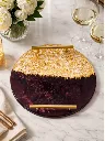 Bandeja decorativa Burdeo & Oro.webp
